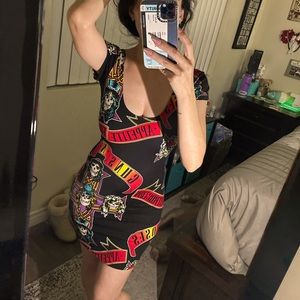 Guns & Roses Bodycon Dress
